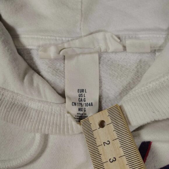 H&M L.O.G.G. Women's White "Dirty Dancing" Pullover Hoodie Size L - Picture 3 of 8